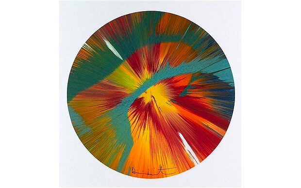 Damien Hirst "Paper Spin"