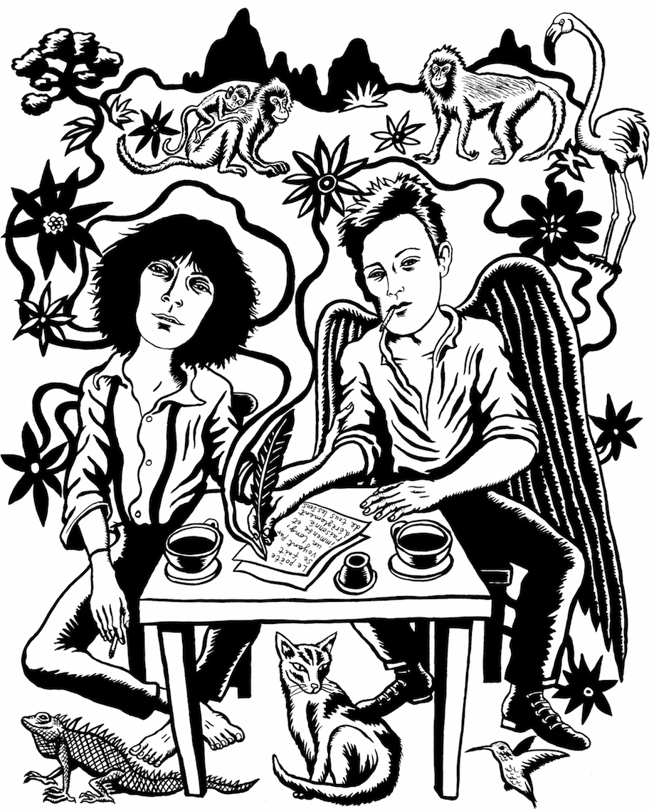 Neal Fox_Patti Smith and Arthur Rimbaud