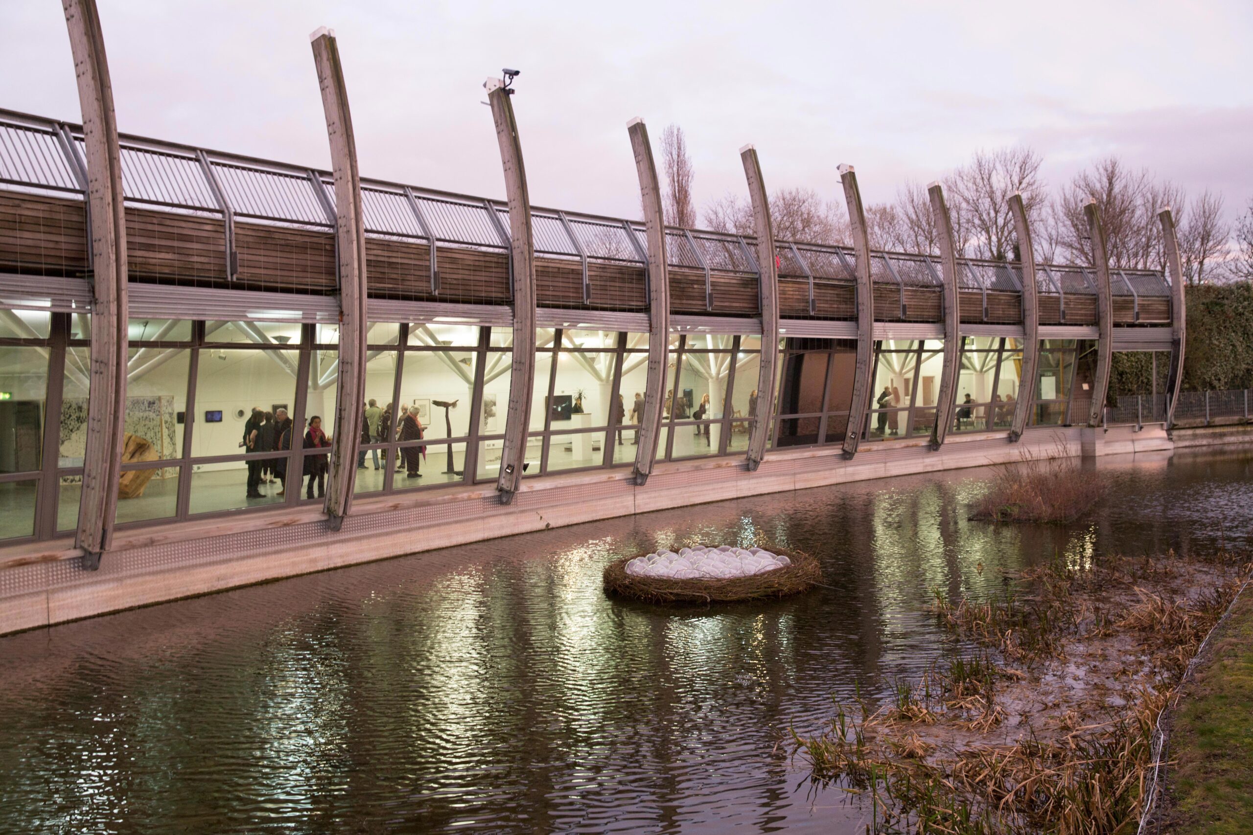 Mile End Pavilion with Koen van Mechelen Installation