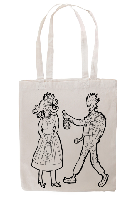 Grayson Perry Tote Bag back design 1
