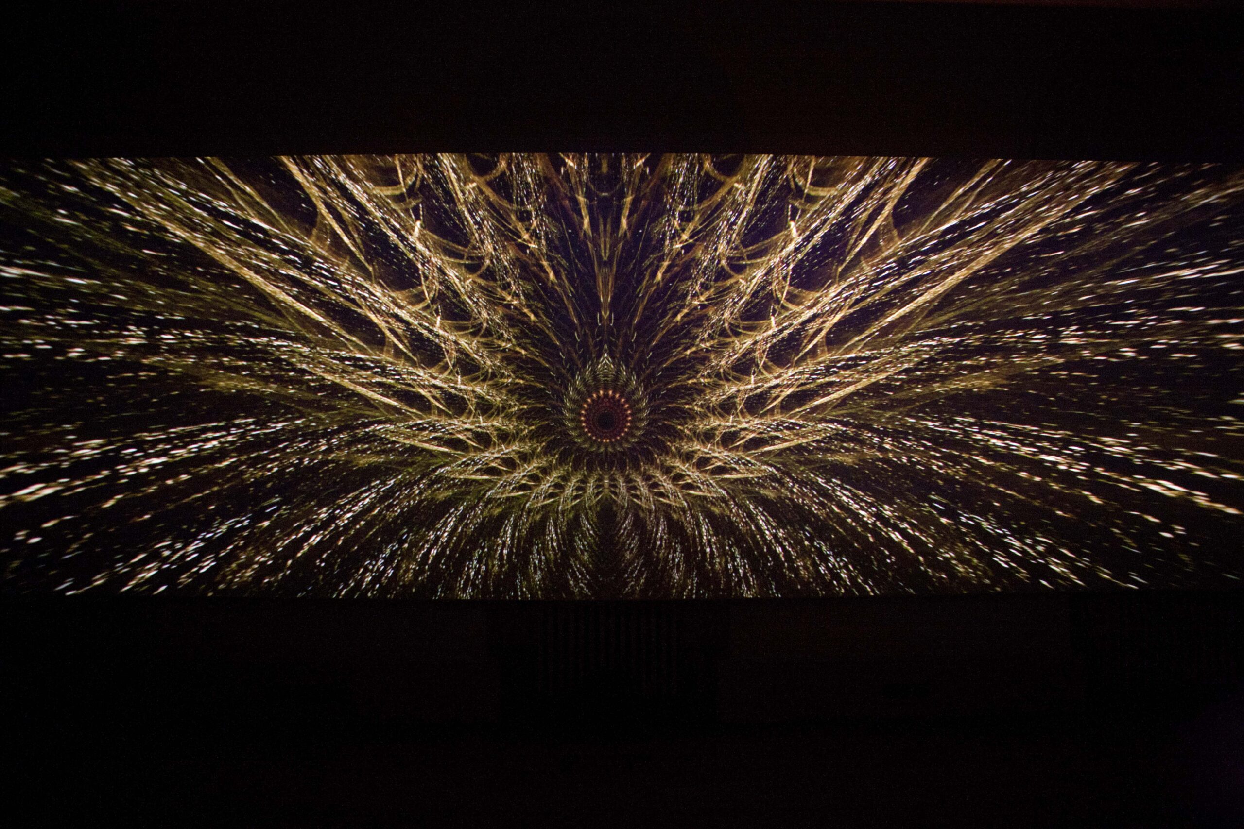 Somerset House, London. Daydreaming with Stanley Kubrick Exhibition PREVIEW. Frame shows Doug Foster's 'Beyond the infinite, 2016' Pictures by Richard Cannon/cannonpictures.com on Tuesday 5th July FEE NEGOTIABLE