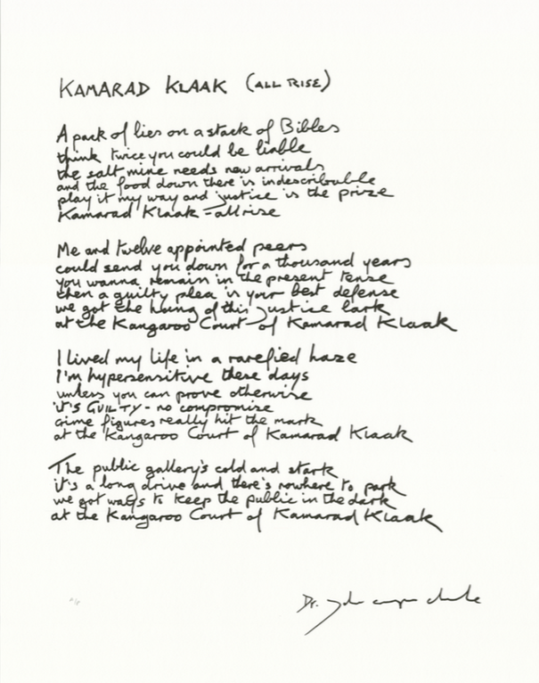 Dr John Cooper Clarke