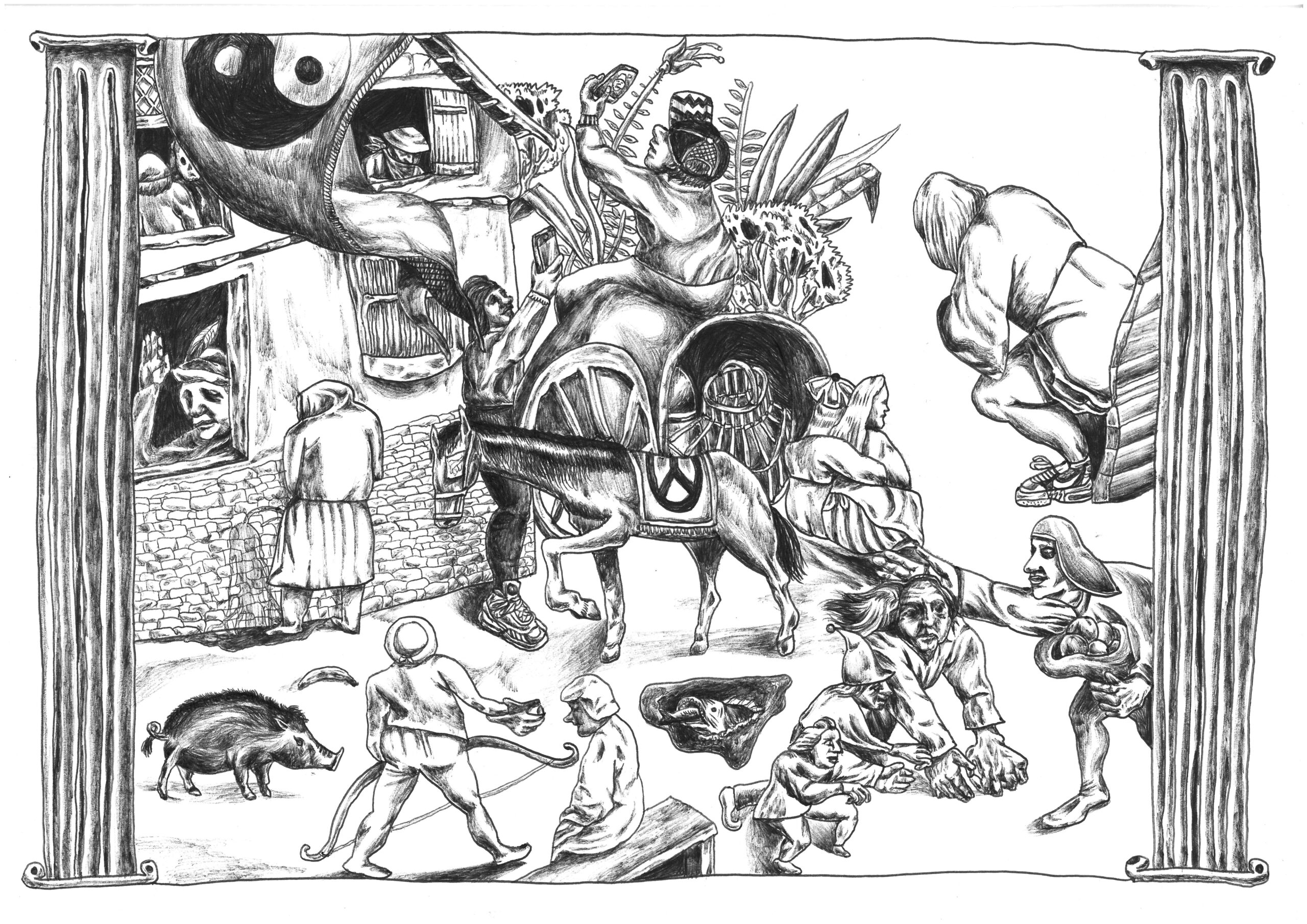 Time For Outrage / Bora Akinciturk "Bruegel & iphone"