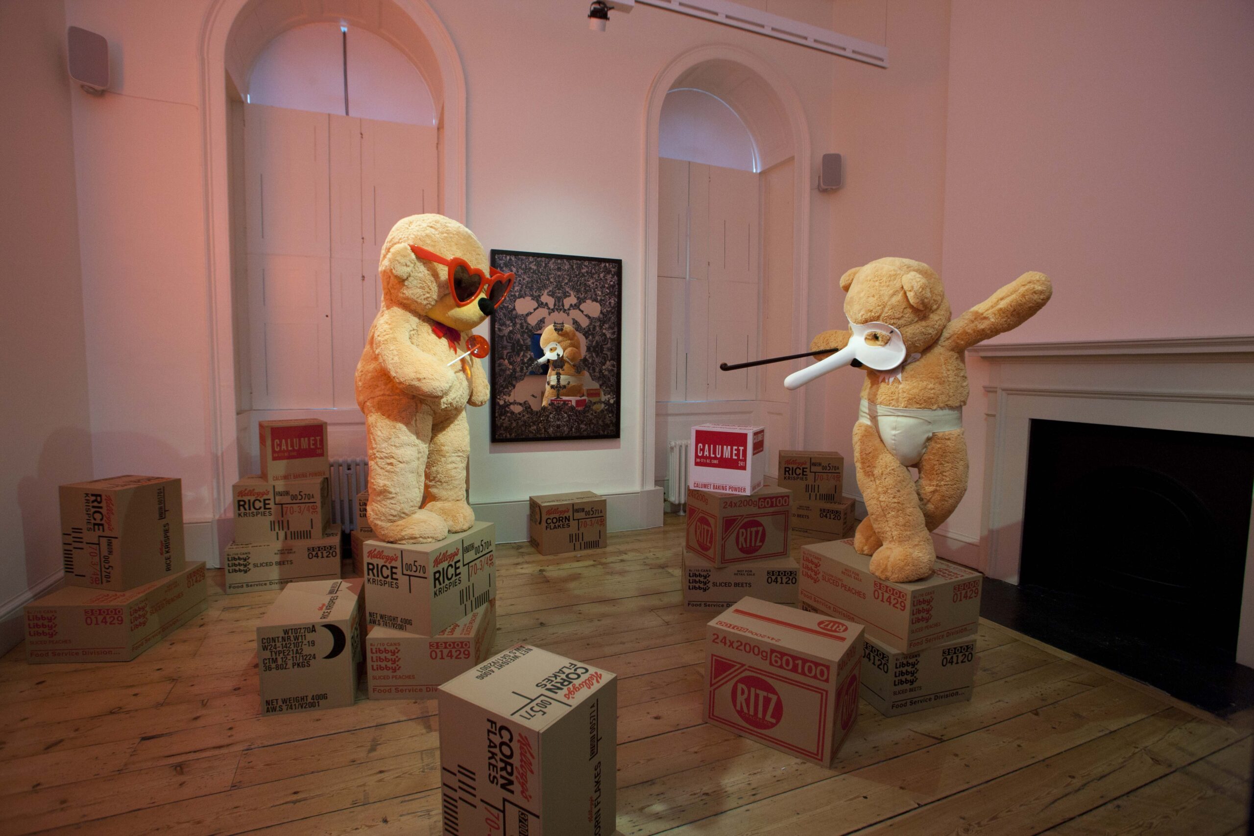 Somerset House, London. Daydreaming with Stanley Kubrick Exhibition PREVIEW. IN Consolus - Full of Hope and full of fear' by James Lavelle and John Issacs, featuring Azzi Glasser. Pictures by Richard Cannon/cannonpictures.com on Tuesday 5th July FEE NEGOTIABLE